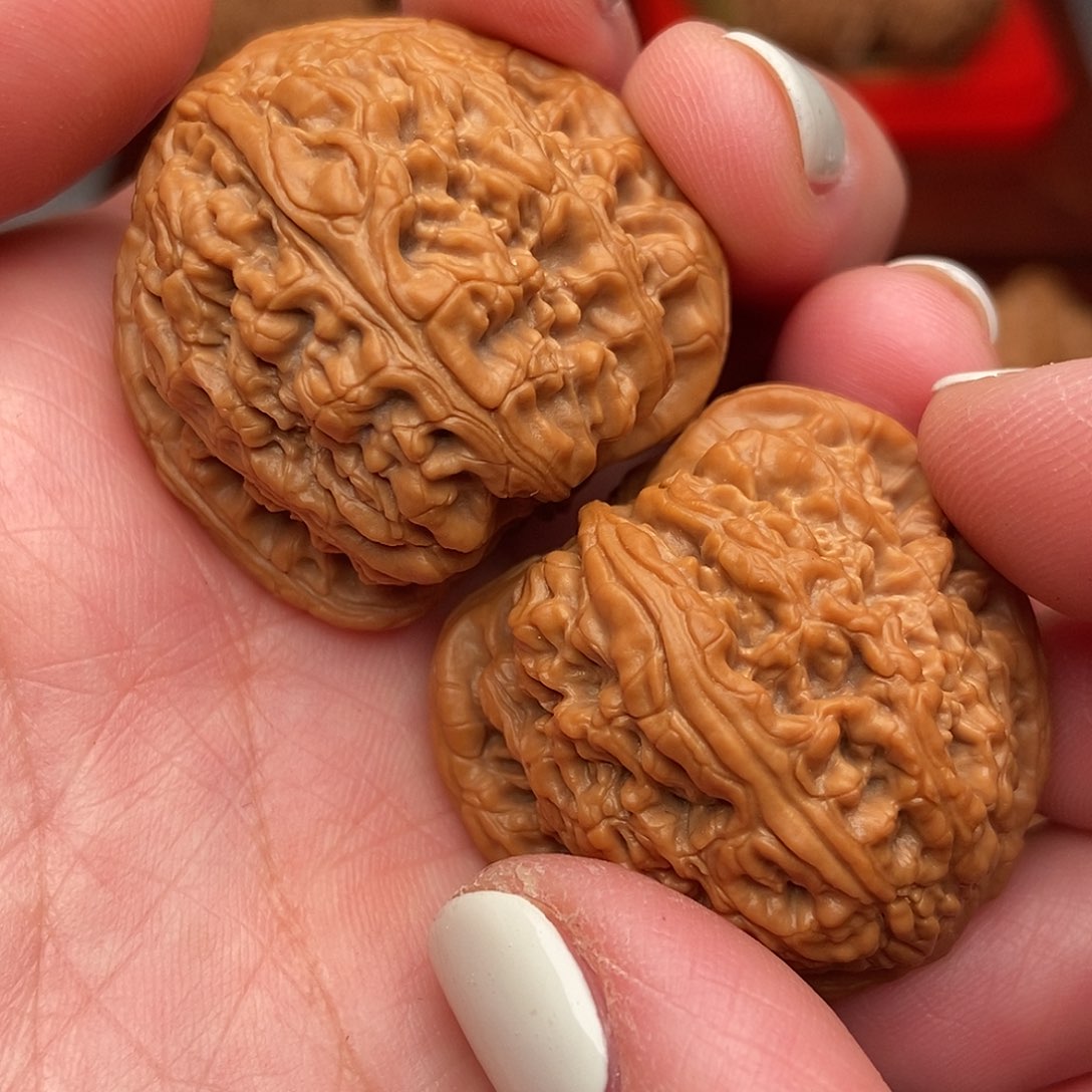 把件文玩核桃红宝石35