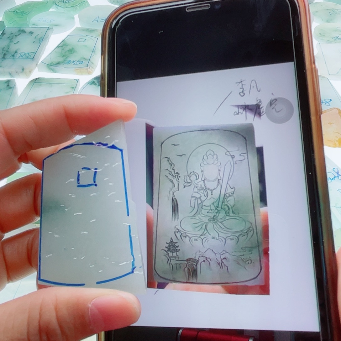 定制翡翠未镶嵌天然缅甸翡翠A货