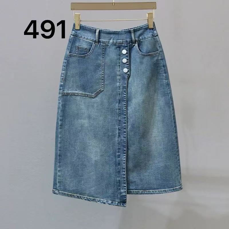 491夏季通勤黑色裙子时尚宽松高腰春季百褶百搭半身裙气质连衣裙