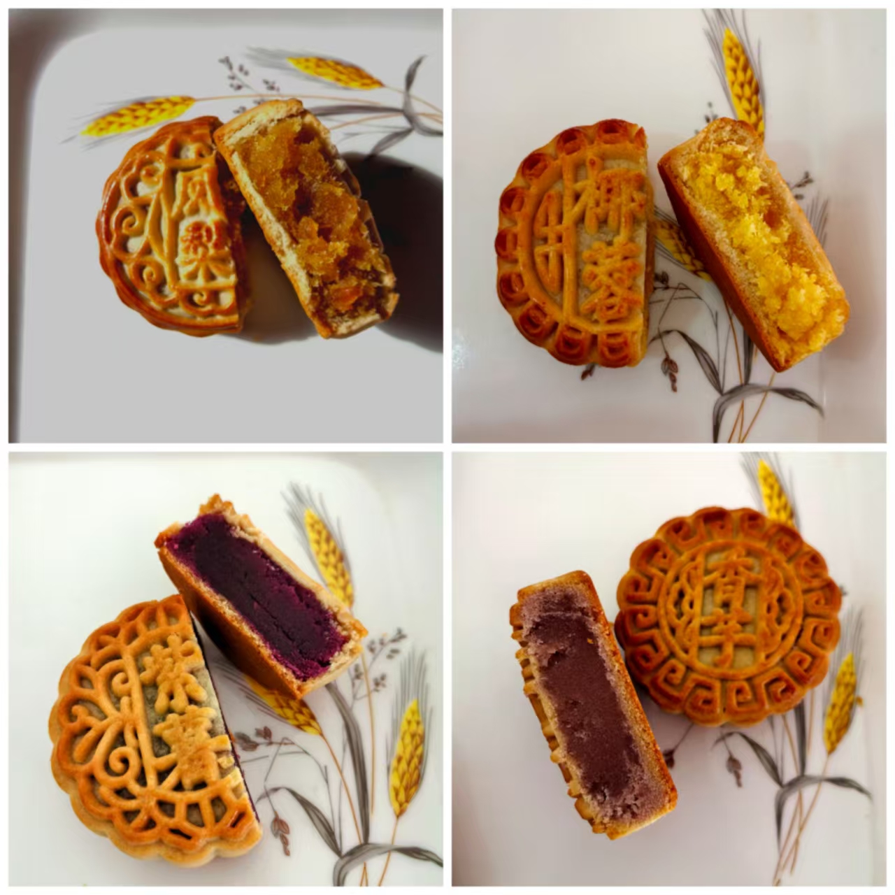 多种口味.紫薯馅.凤梨馅.香芋馅.枣泥.山楂.糖醇黑芝麻.糖醇果仁