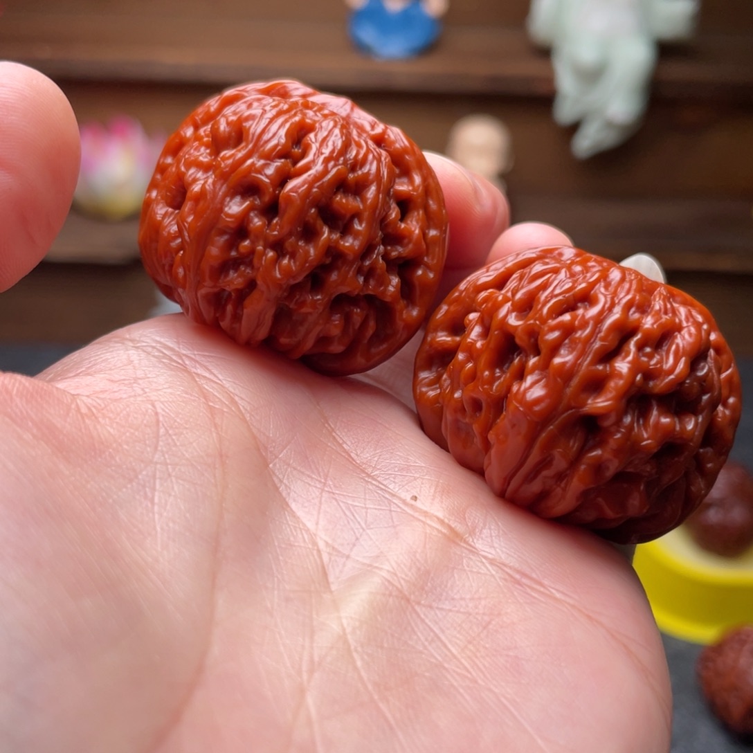 吊坠文玩核桃文玩核桃 手把件 四座楼 39