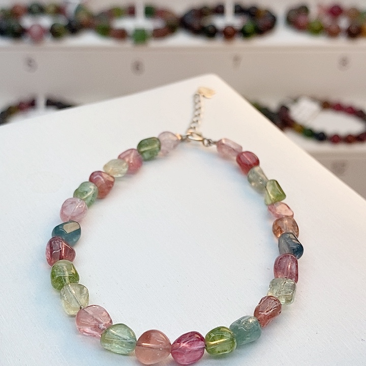 碧玺手链未镶嵌10号