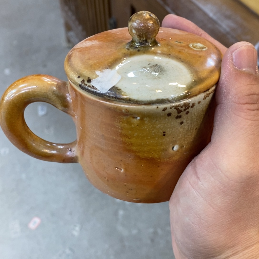 陶园柴烧，精品高货128瑕摆件