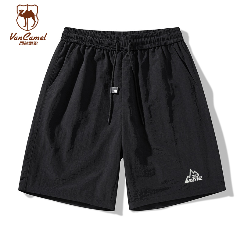 【仁汇优品X】VANCAMEL/西域骆驼情侣百搭薄款潮流防晒短裤SJ672