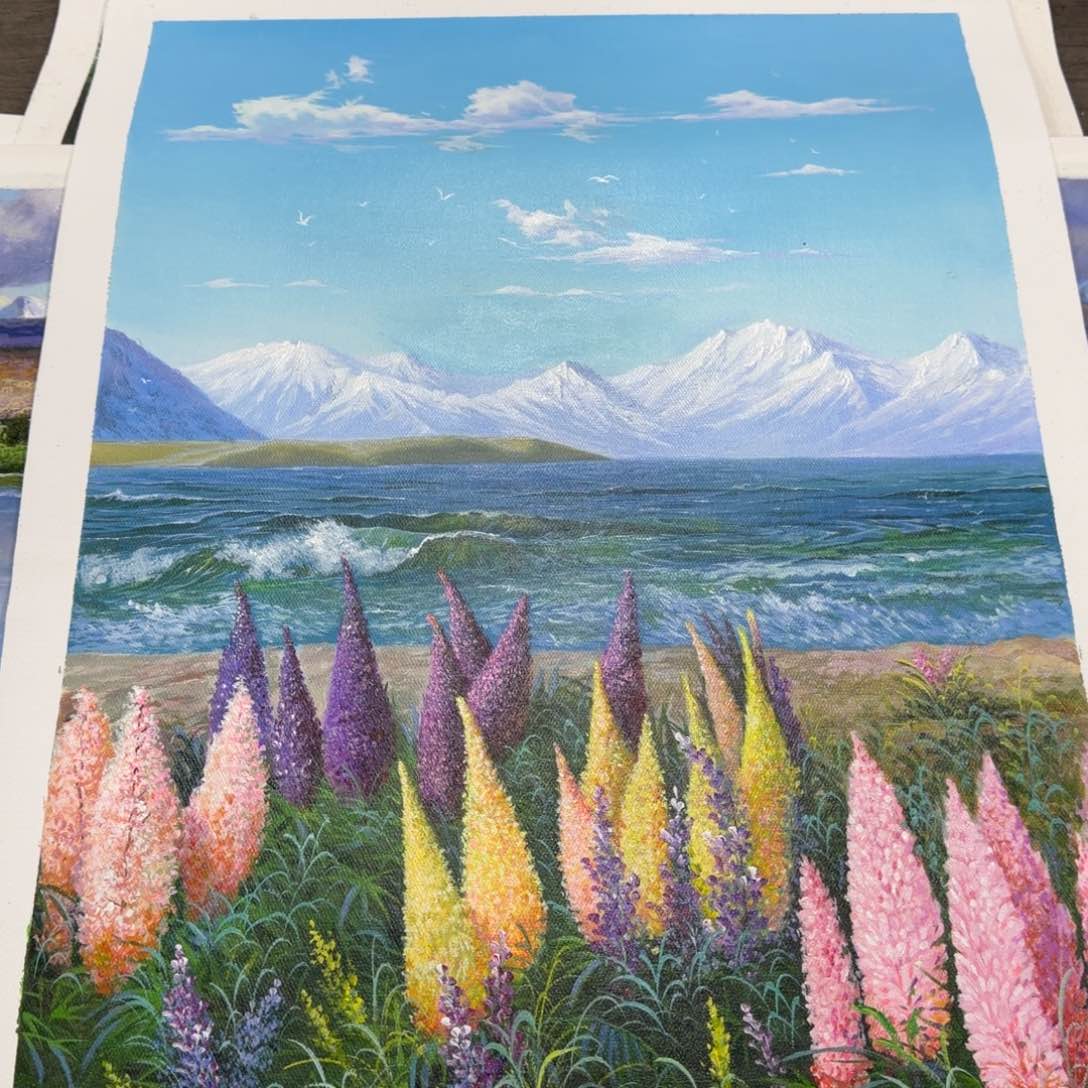 油画我的小可爱小猫咪
