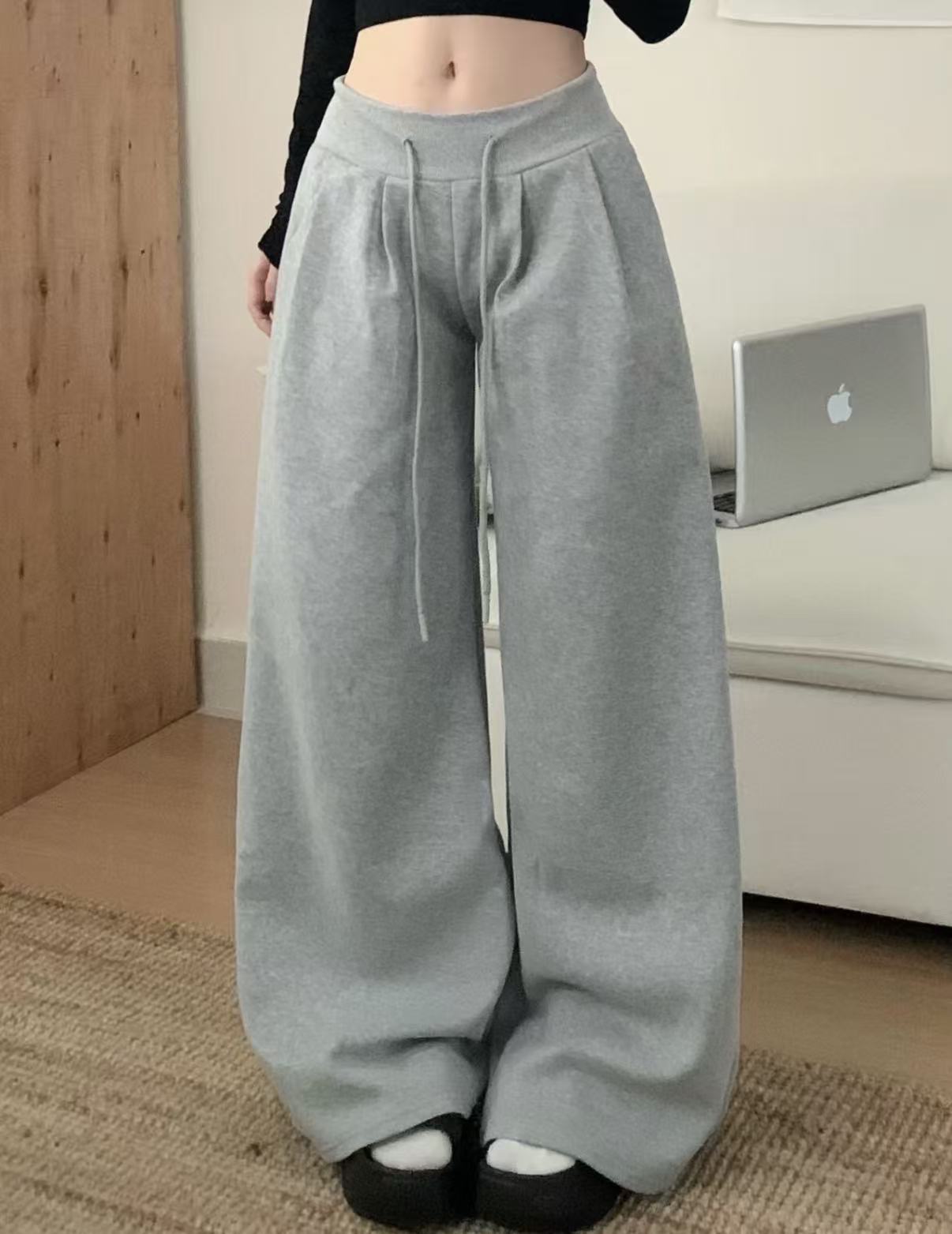 灰色百搭好穿卫裤