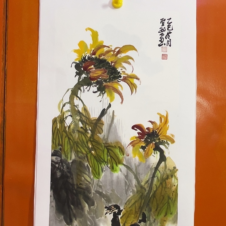 国画张圣敏先生纯手绘作品