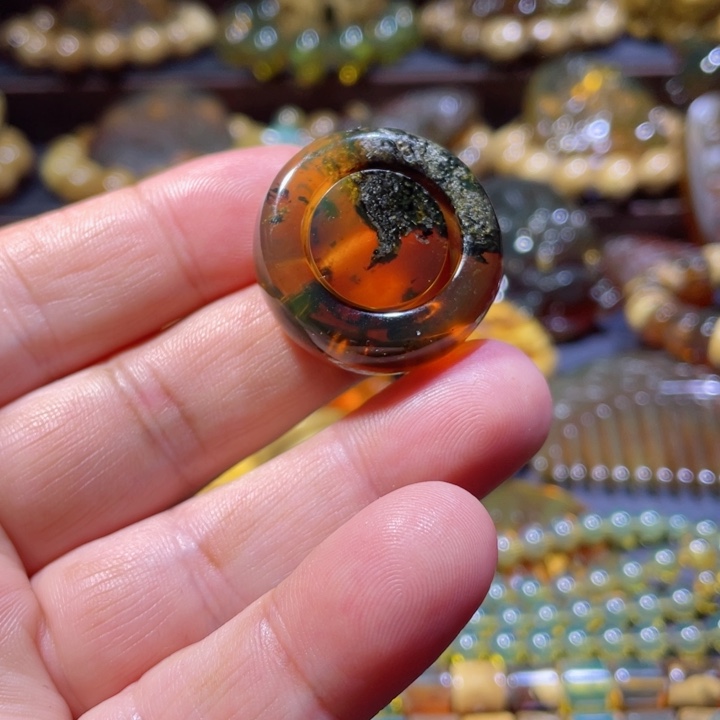 琥珀手链未镶嵌天然