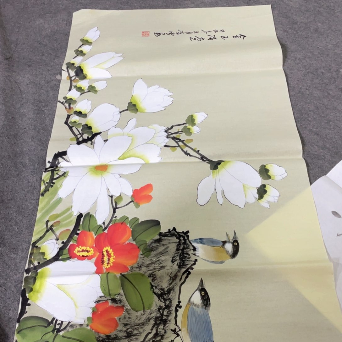 国画国画作品画心一张