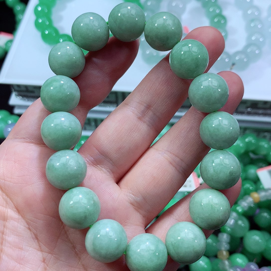 翡翠手链未镶嵌卡13