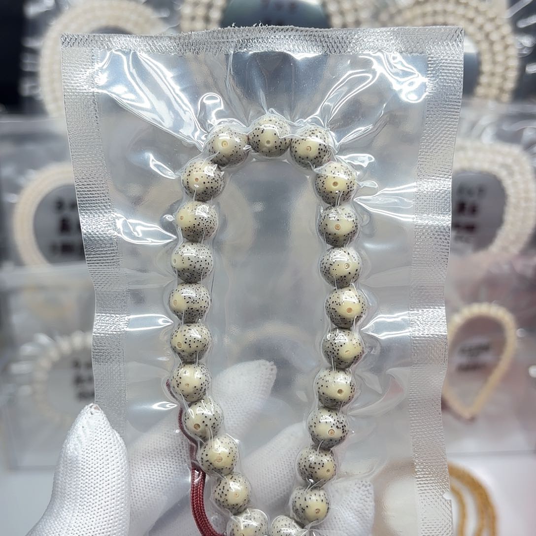 星月菩提吊坠10mm石玉圆珠手持