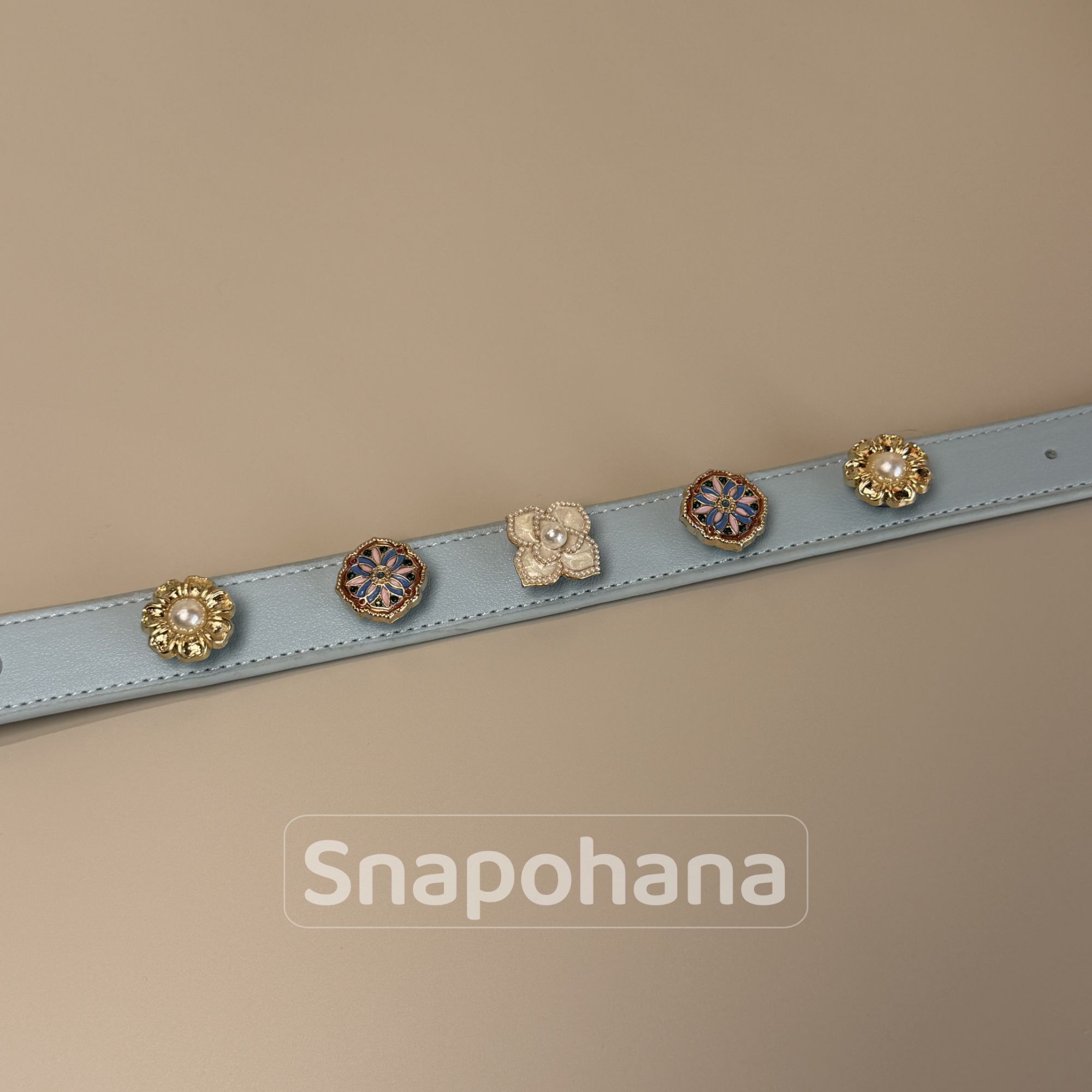 《珐琅与花》宠物磁吸可拆卸项圈饰品/冰箱贴