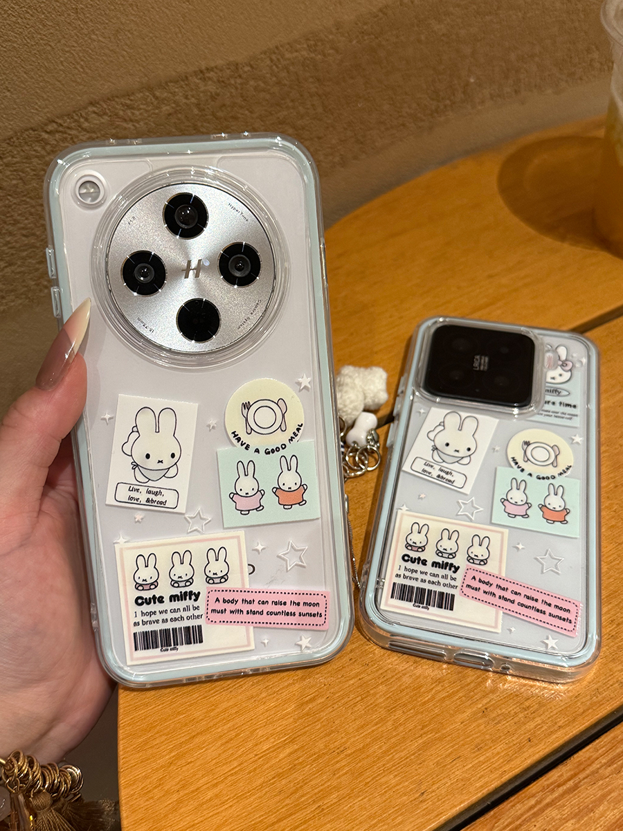 适用vivos30手机壳OPPOfindx8华为小米15荣耀400透明红米k70硬壳