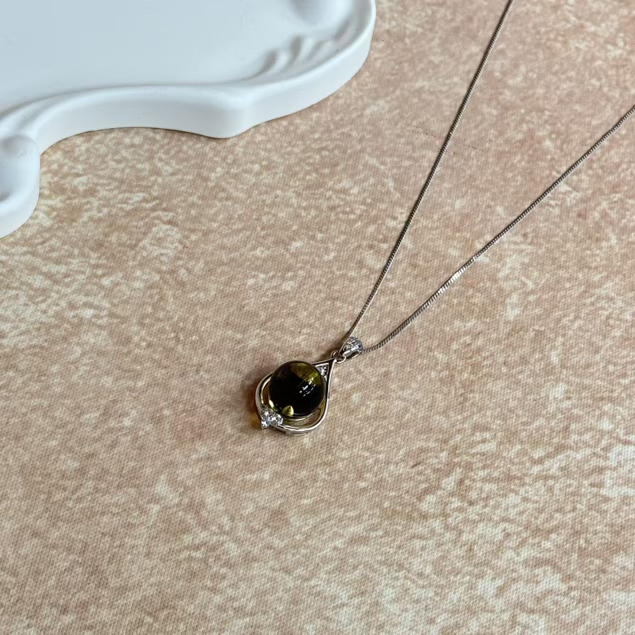 吊坠925银 9865 原创设计百搭轻奢项链