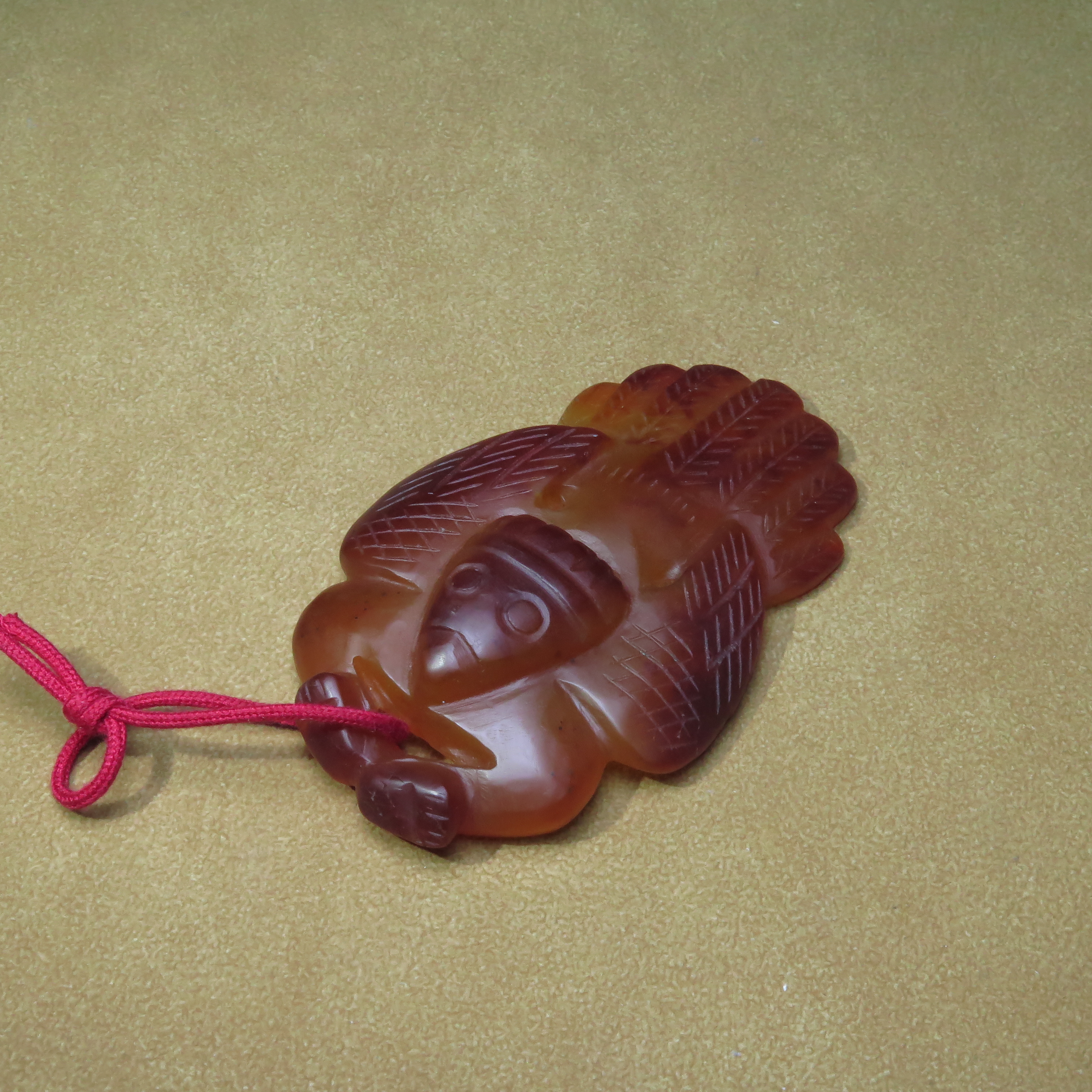 民国玛瑙迦楼罗/MZ604304/玛瑙/民族文物