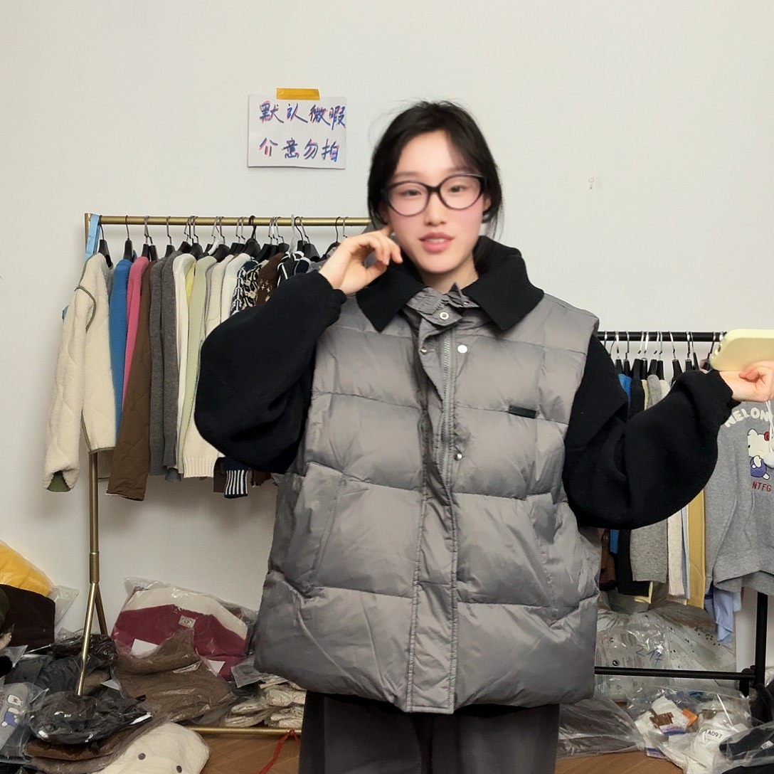kj羽绒马甲110g l码