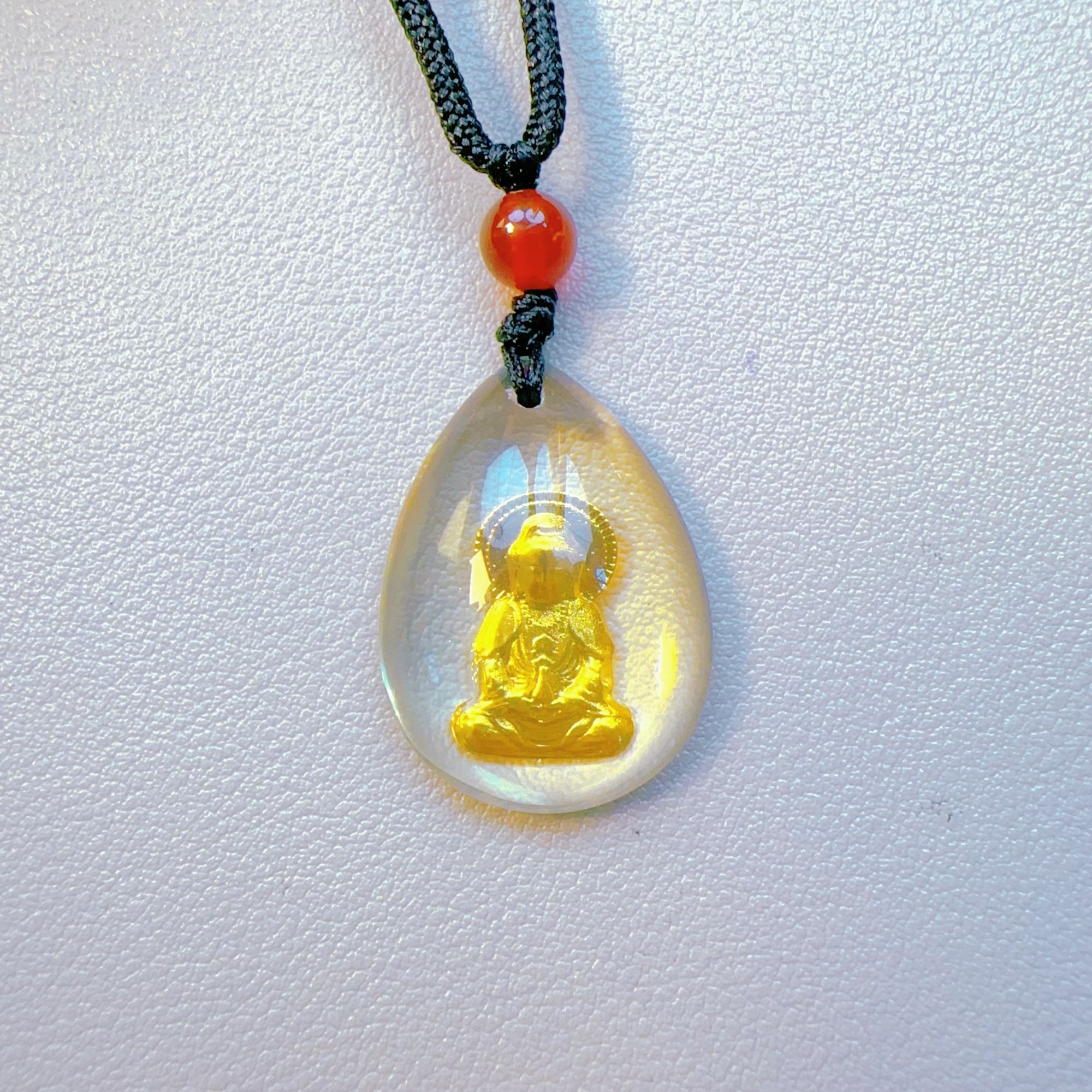 [黄金补贴]足金观音玉髓吊坠+【赠链】+【赠证书】BB33