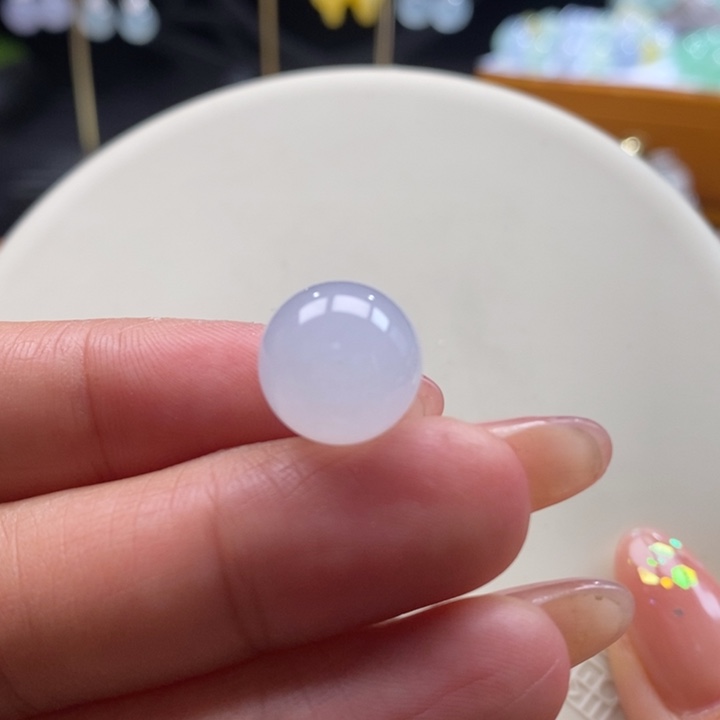 翡翠颈饰未镶嵌翡翠冰珠