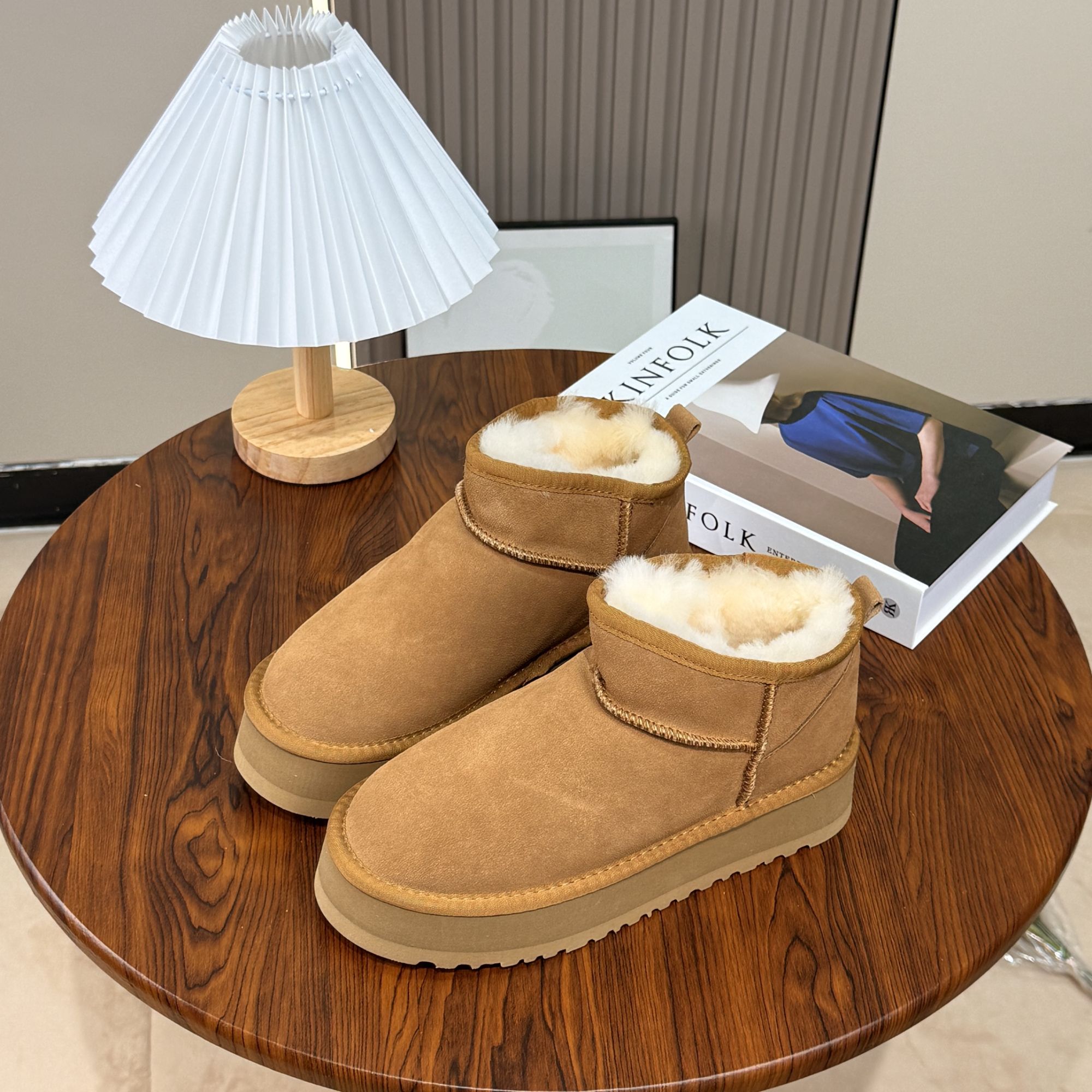 【冬雨Mini】真皮毛新款冬季女士雪地靴厚底经典时尚冬雨同款保暖鞋