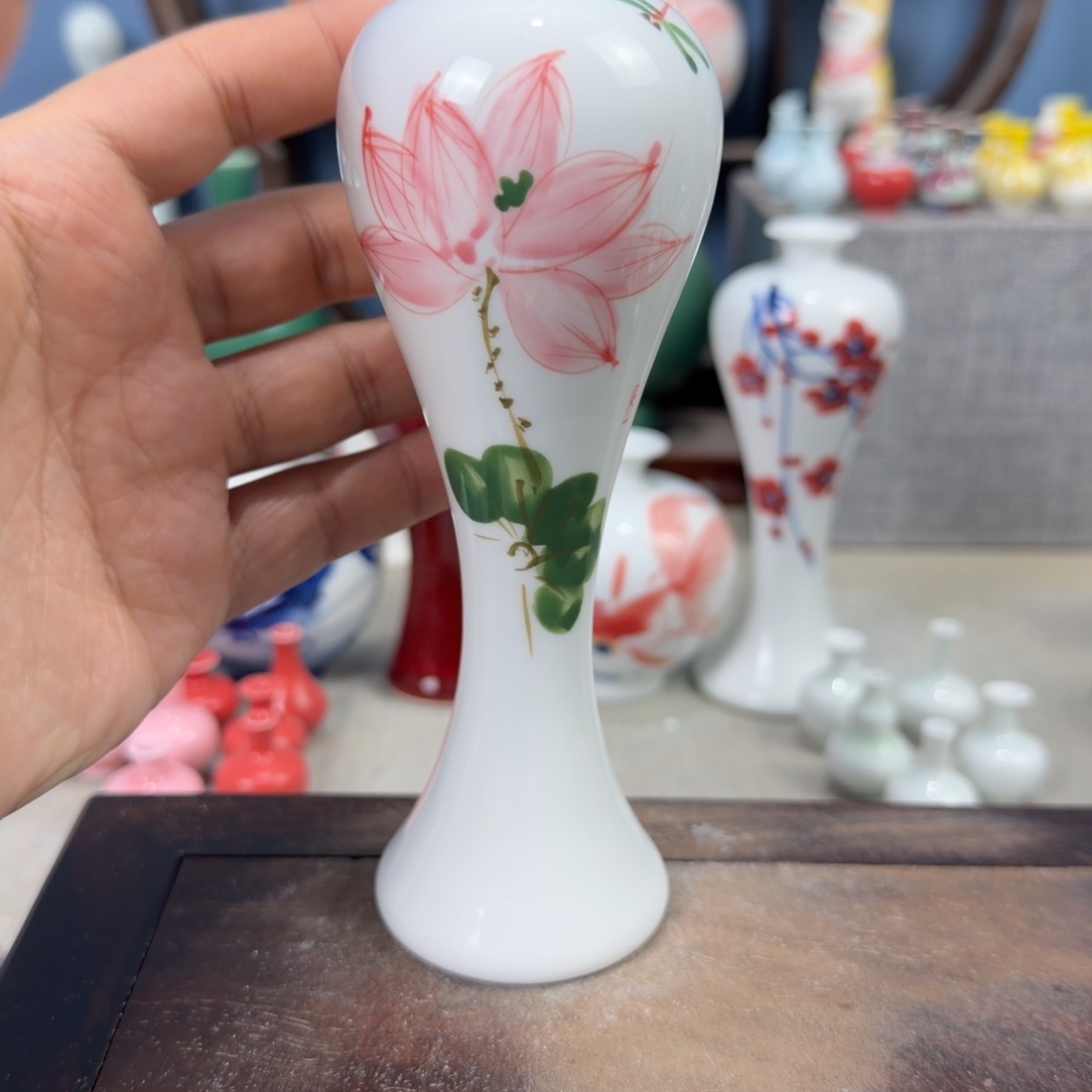 陶瓷手工小花器摆件
