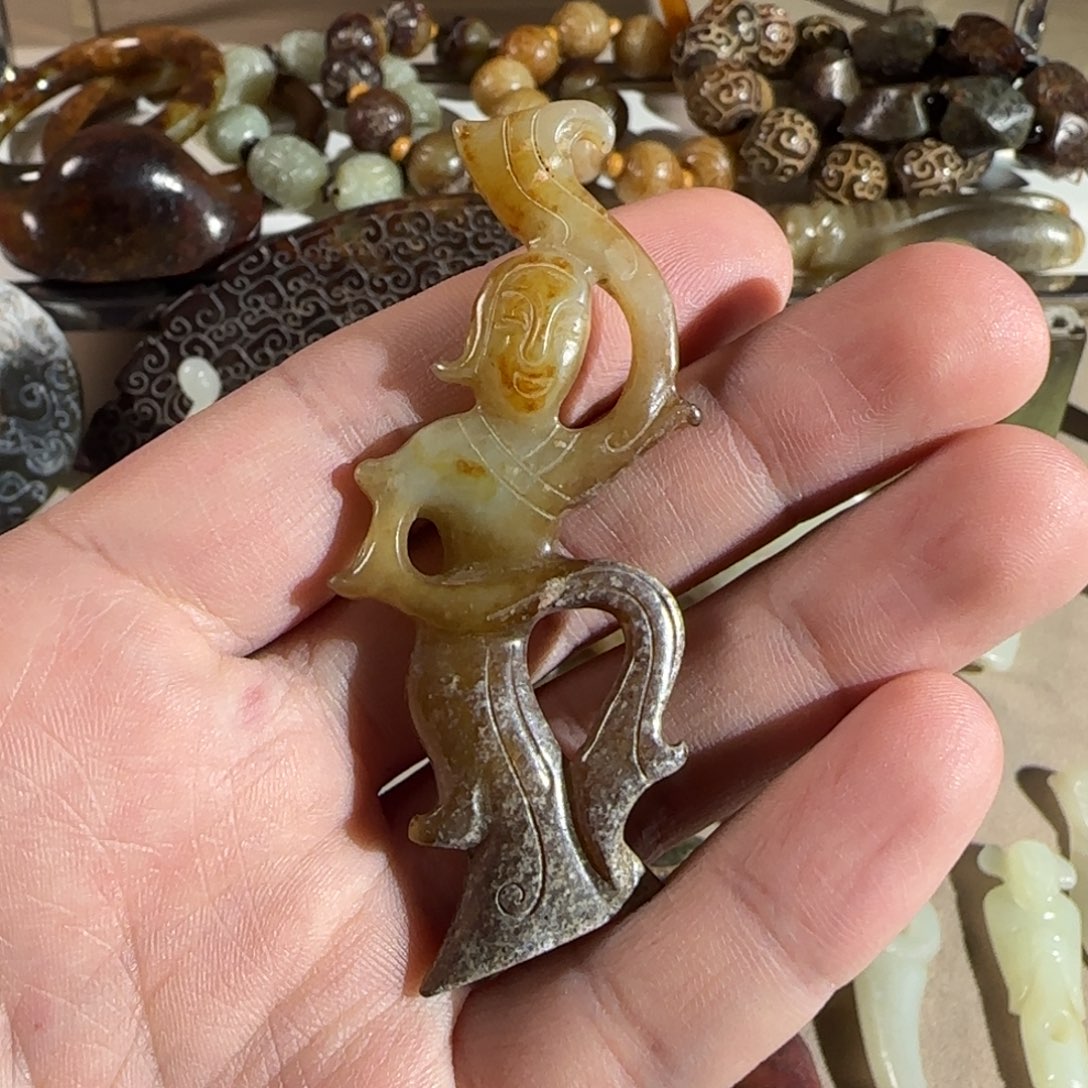 和田玉吊坠(不含链)未镶嵌