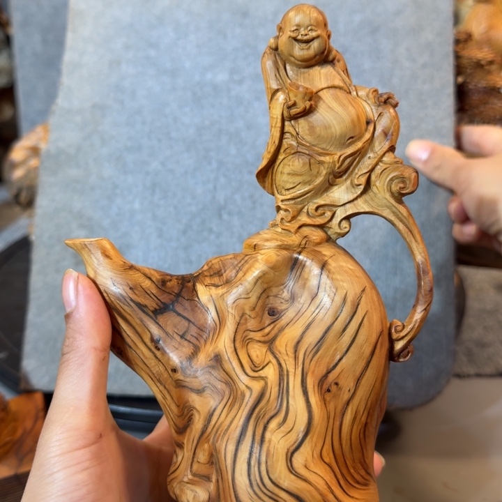 崖柏摆件手把件等