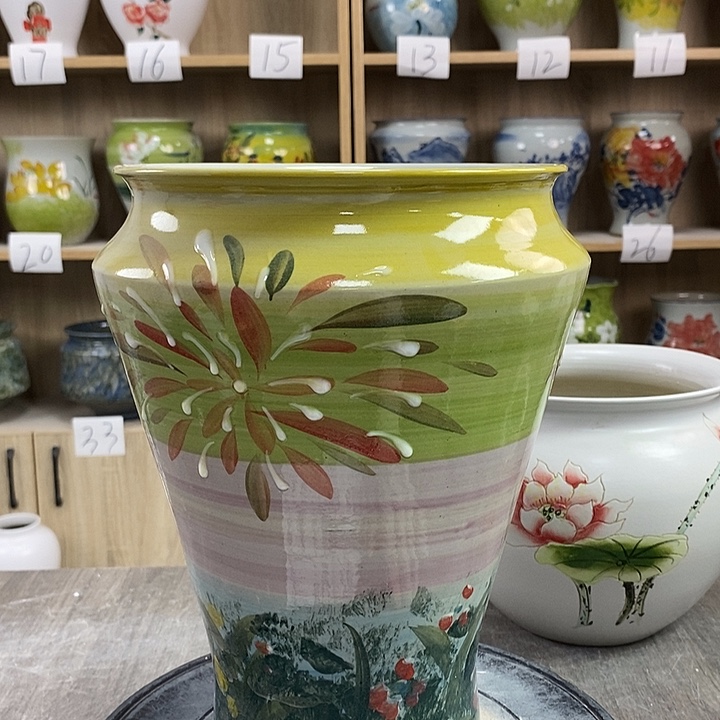 缸13xc景德镇陶瓷花盆