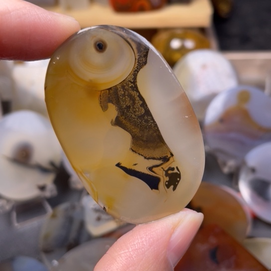 玛瑙/玉髓吊坠(不含链)未镶嵌