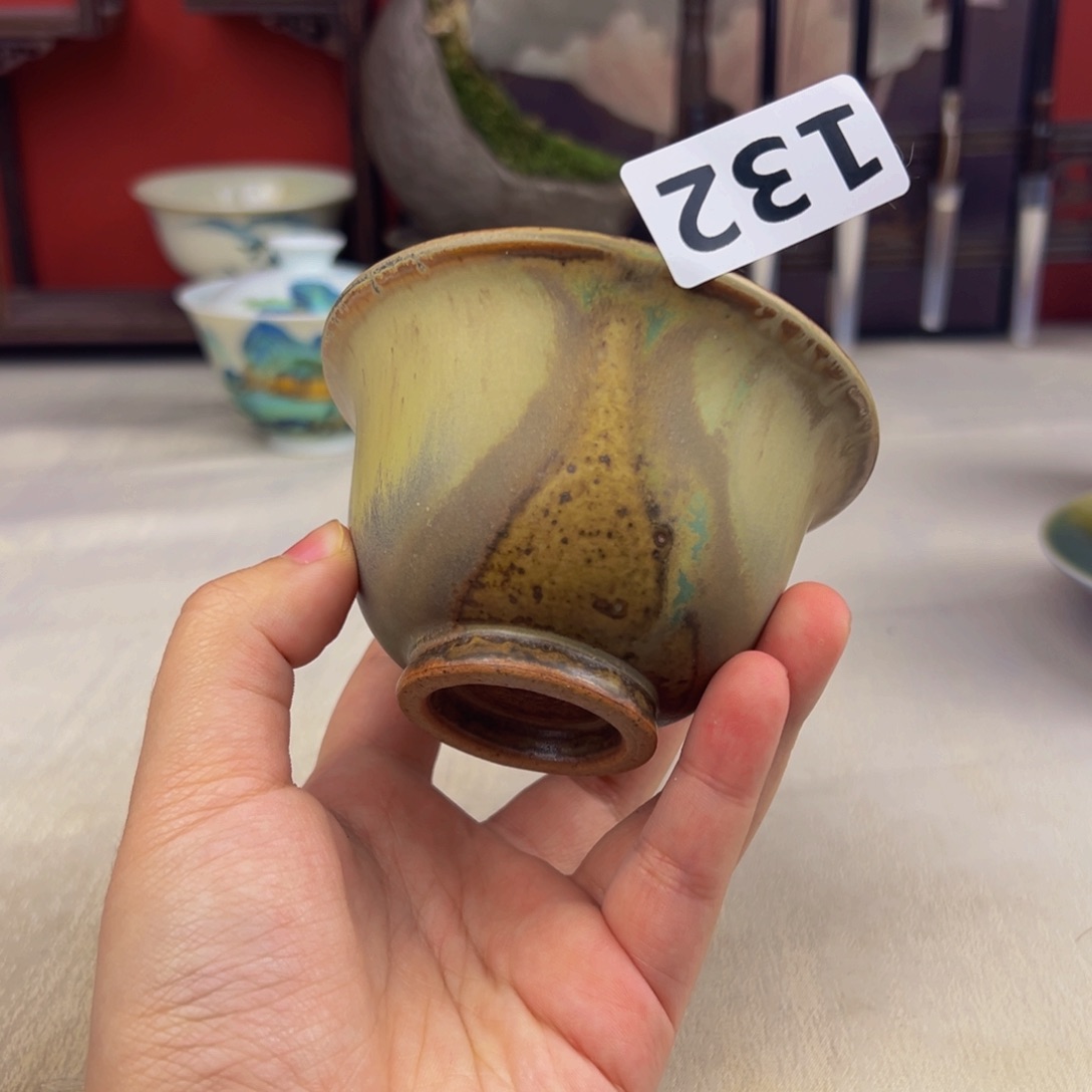 杯子纯手工柴烧主人杯
