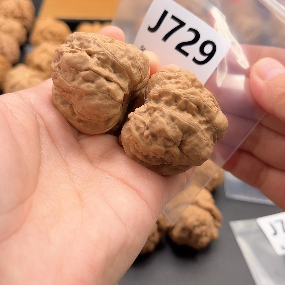 文玩核桃把件小*蛙蛙全品41肚44