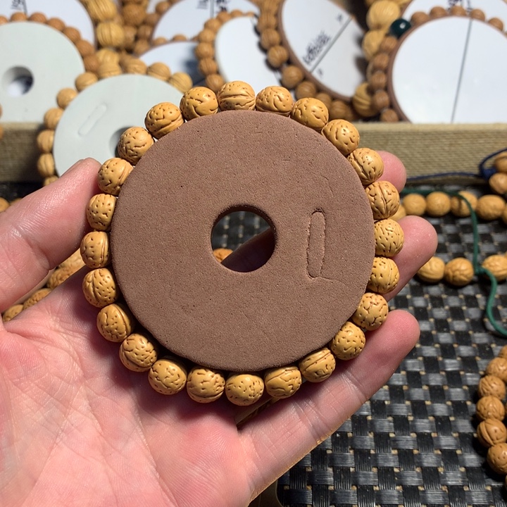 琉***梦桃核手串7#小金豆