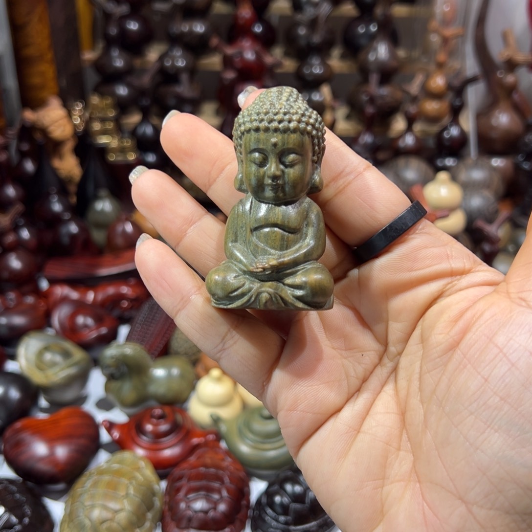维腊木（绿檀）宝宝佛宝宝佛