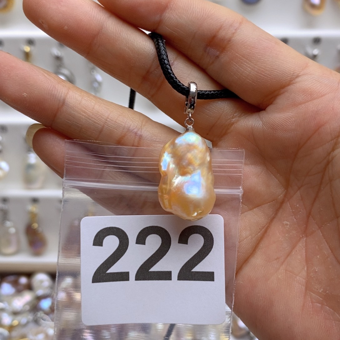 淡水珍珠颈饰银S925镶嵌222