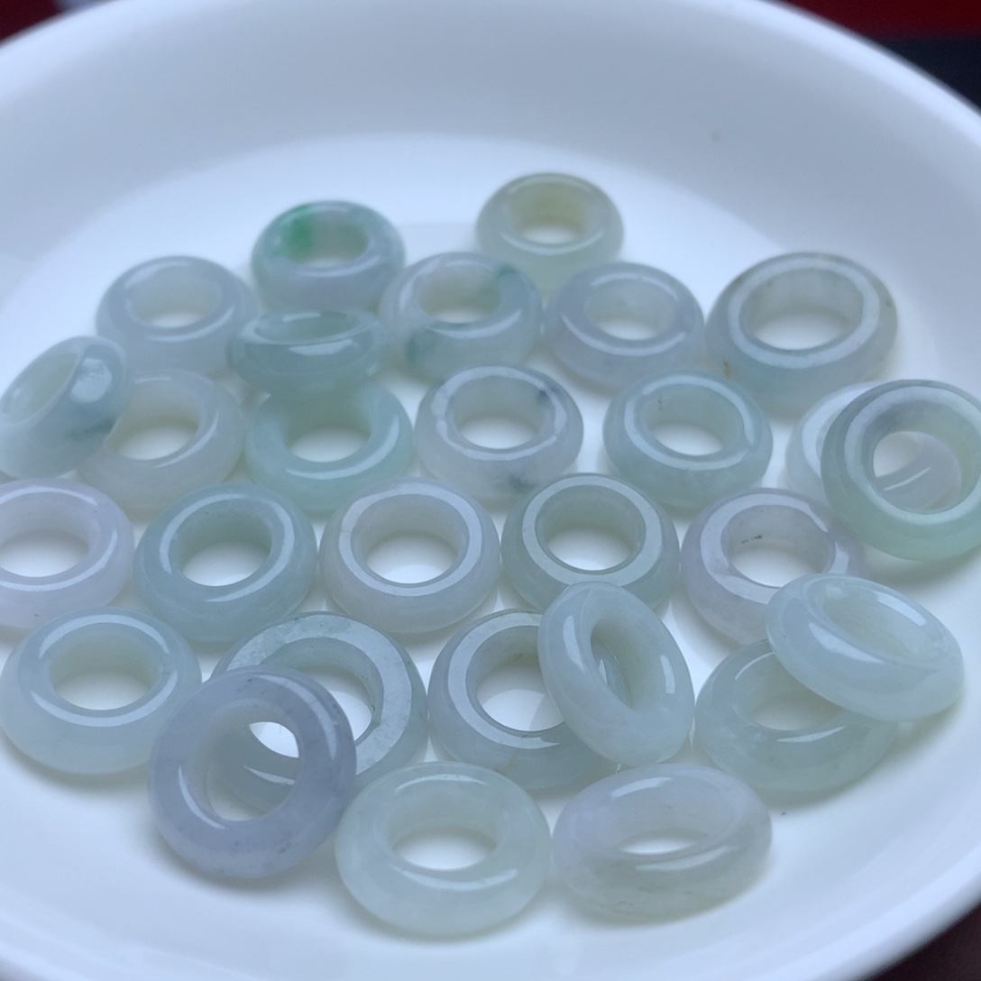 【闪购商品】翡翠手链未镶嵌卡12冰圆环10个