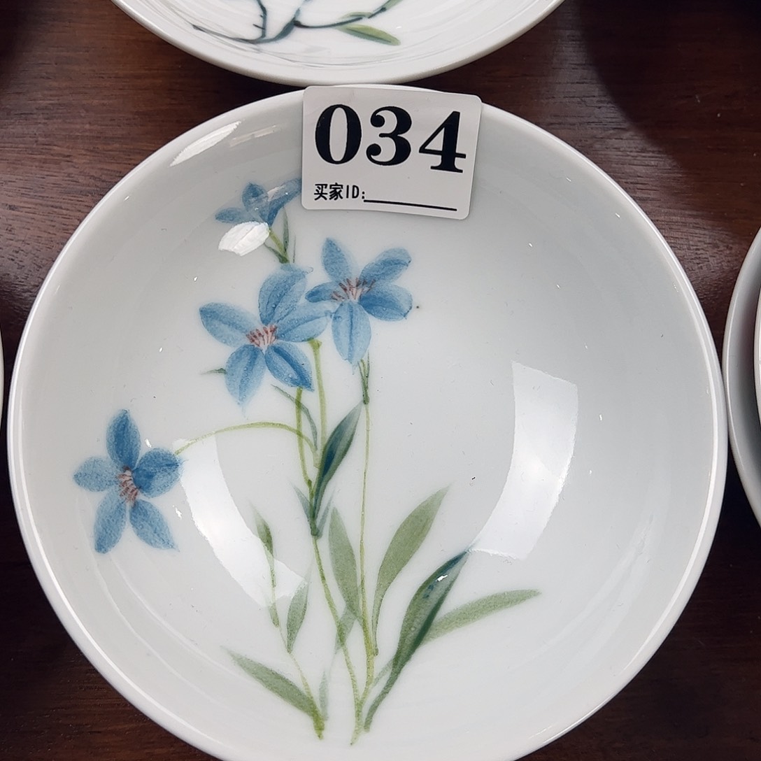 瓷片景德镇陶瓷手工手绘制作
