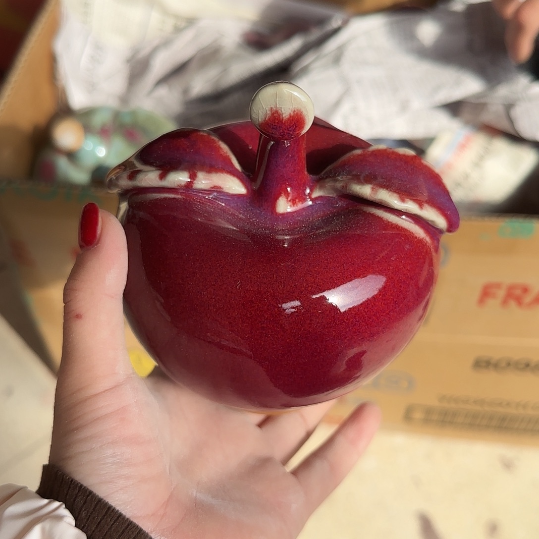 摆件陶郑家钧窑摆件