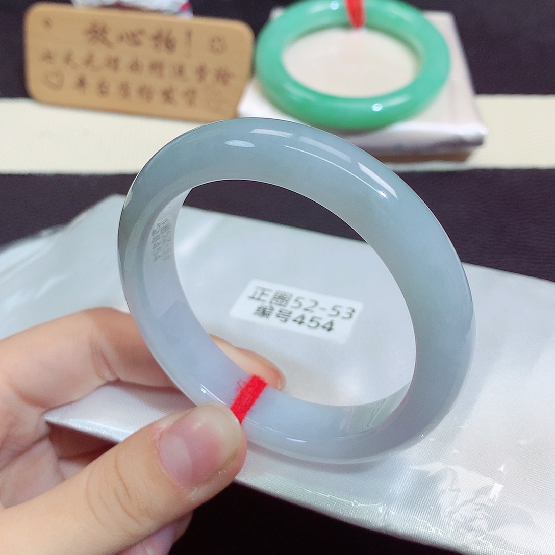 翡翠未镶嵌手镯454