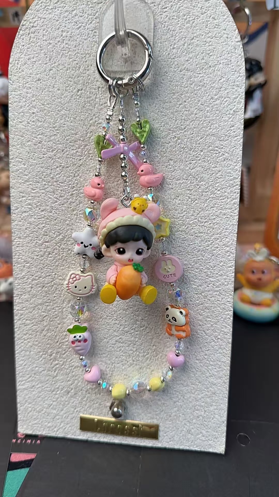 【原创合金长链】原创设计正版改娃合金手机链高品质萌粒diy礼物