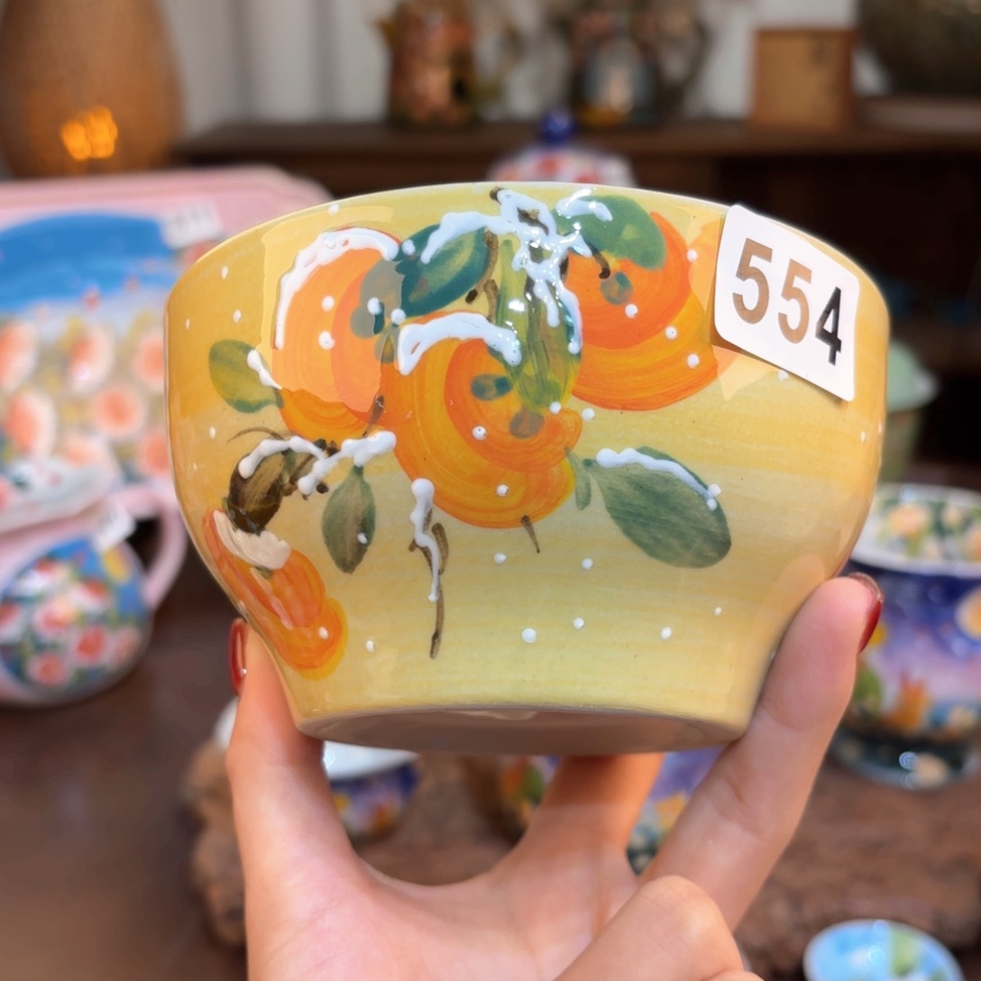 景德镇手绘高温釉下彩陶瓷茶具