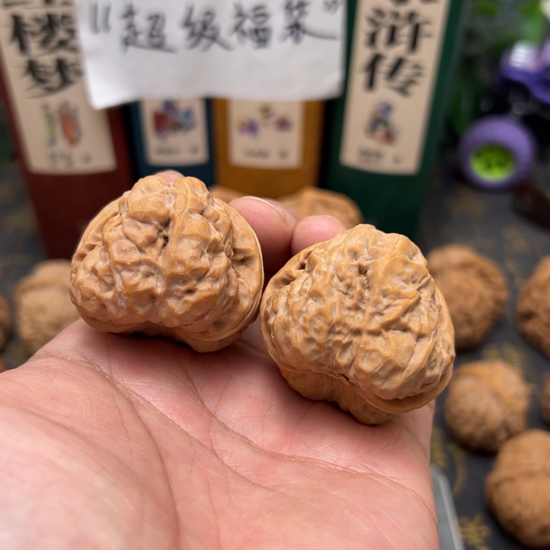 文玩核桃把件40蛤蟆头