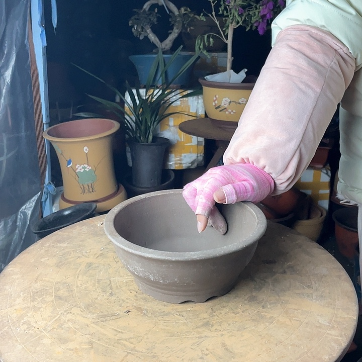 紫砂宜兴紫砂花盆3