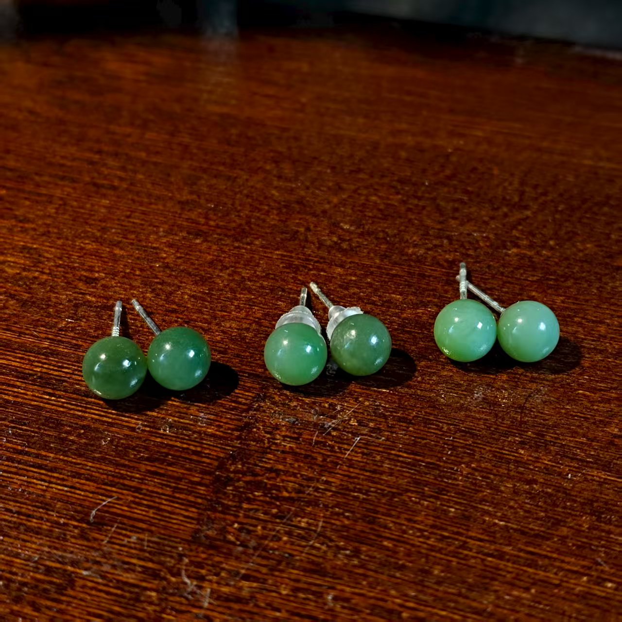 【书记甄选】和田玉耳钉 多样性发一件 A161