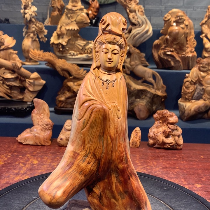 柏木（崖柏）根雕摆件