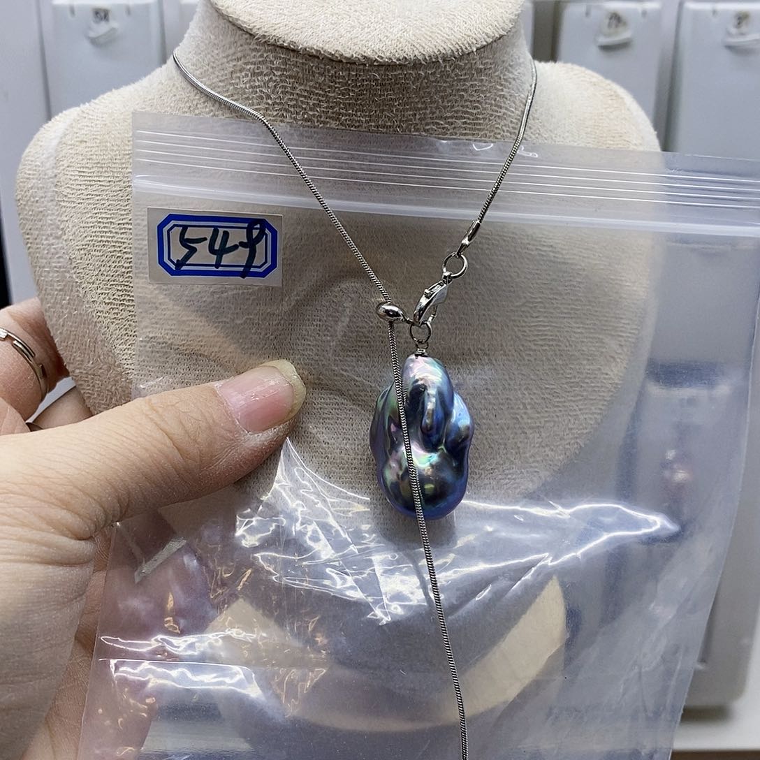 颈饰合金淡水珍珠