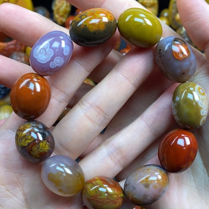 玛瑙/玉髓未镶嵌手串战国红手串