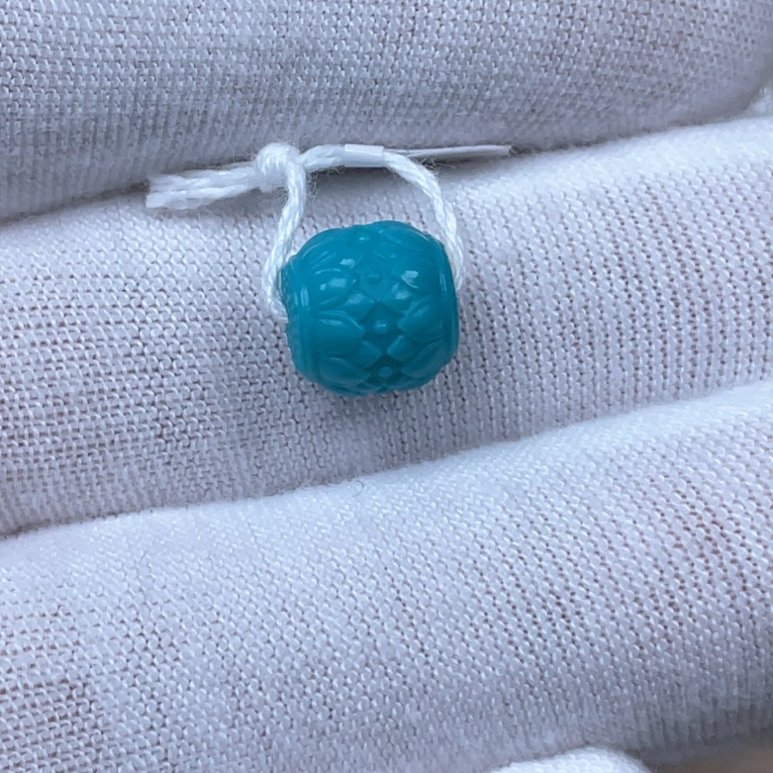 绿松石未镶嵌挂件8.5✖️8mm