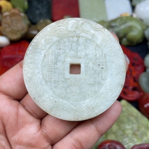 蛇纹石玉颈饰未镶嵌33