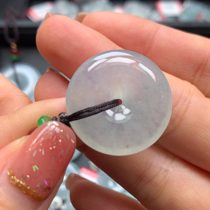 翡翠颈饰未镶嵌翡翠翡翠吊坠25.6-5.8