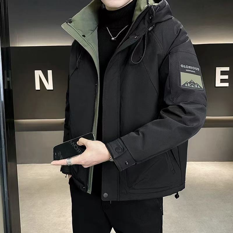 Y 8959 冬季御寒保暖锁温防寒服男士百搭时尚休闲潮流断码外套