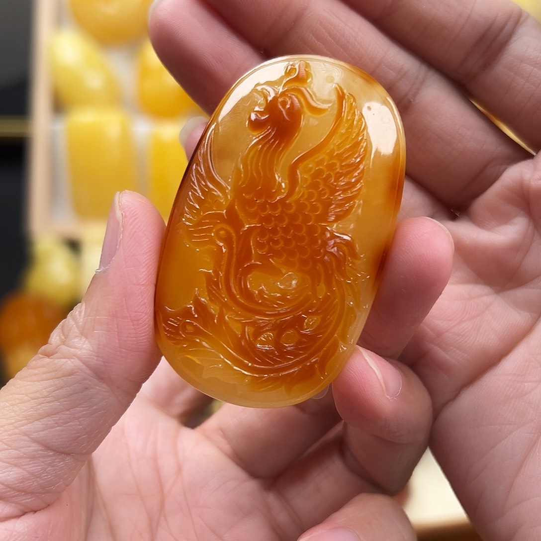 蜜蜡颈饰未镶嵌蜜蜡